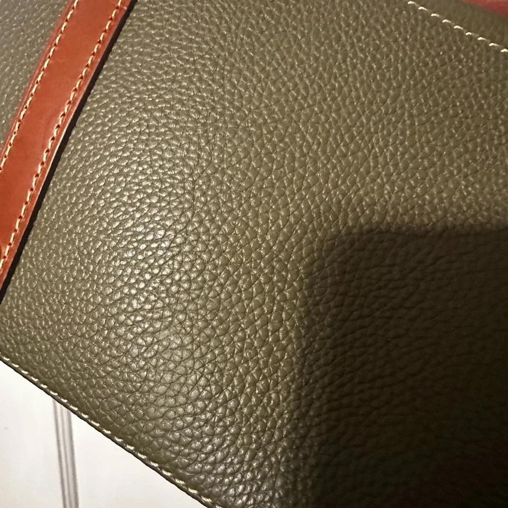 Dooney & Bourke Olive and Tan Hobo Bag - Picture 11 of 16